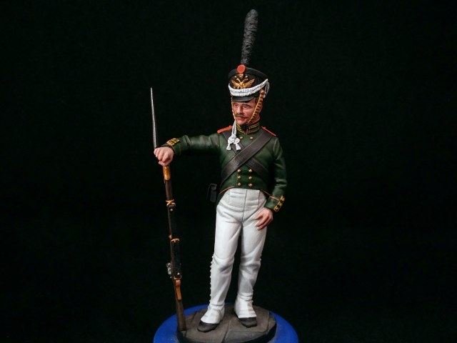 Гренадер гренадерской роты Лейб-гвардии Егерского полка. Россия, 1812 год