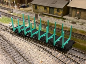 Платформа для перевозки леса 13-4012