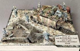 Stuh42 & British 17pdr Anti-tank gun mk.1