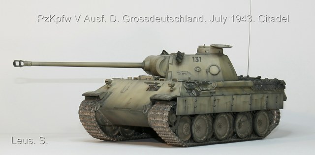 PzKpfw V Ausf.D.Panzergrenadier-Division"Grossdeutschland".July 1943."Citadel"