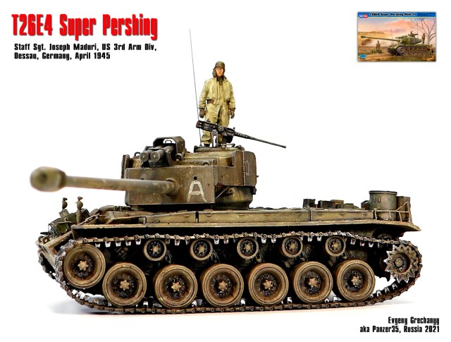 T26E4 Super Pershing, Германия, 1945 г.