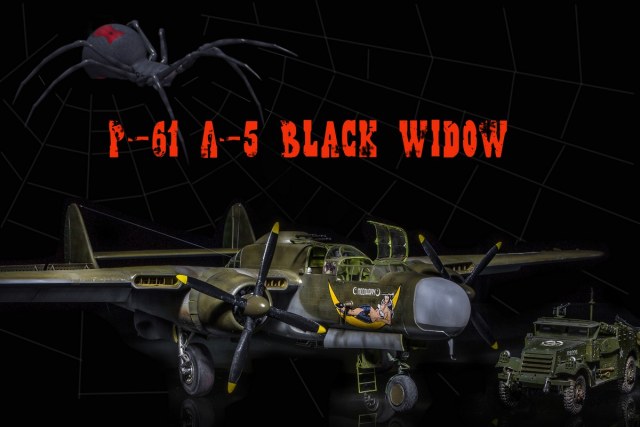 P-61A-5 Black Widow  в 32м
