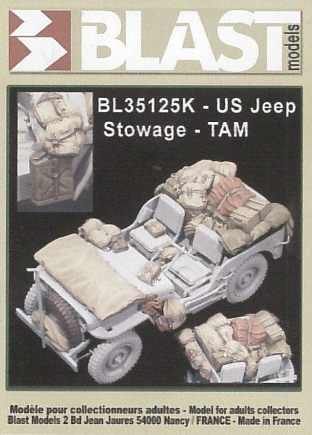 US Jeep stowage - TAM (арт. BL35125K)