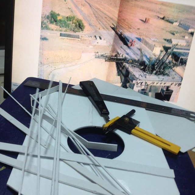 Союз-ТМ и стартовый стол "семерка"