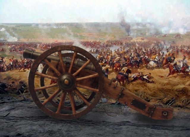 Полевая 12-ти фунтовая пушка наполеоновской эпохи XVIII век