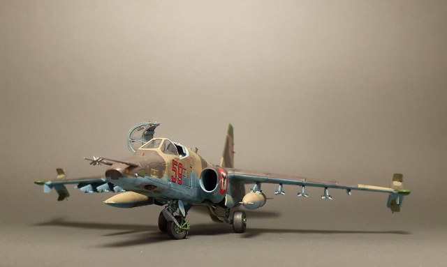 Су-25 ''Грач'' (обр. 1987) (378-й ОШАП, Баграм, ноябрь 1988) (б.н. 59)