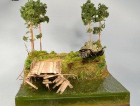 "Прыжок" танка