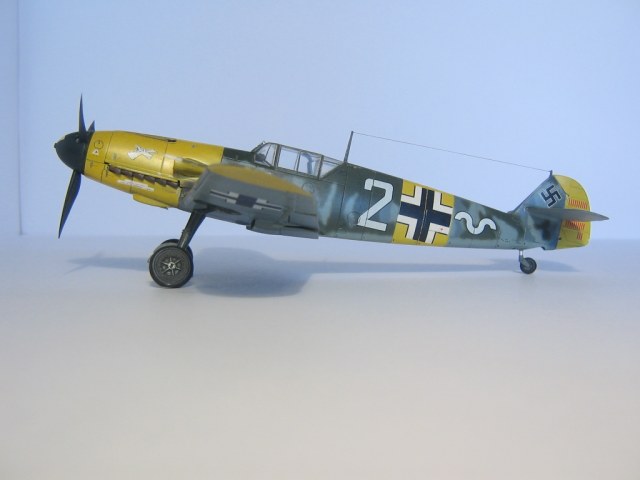 Очередной Bf 109F-2 от ICM