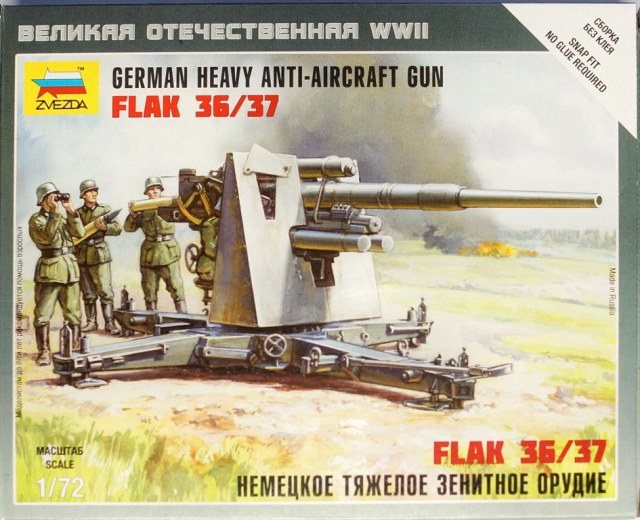 Немецкое зенитное орудие FLAK 36/37