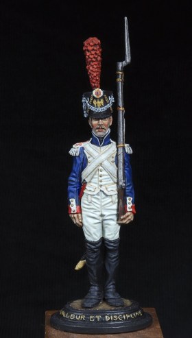 Фузелёр-гренадер Имп. Гвардии. Франция, 1806-14 гг.