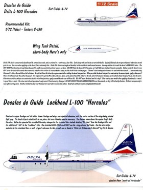 Декали Guido С-130 Hercules 1/72.