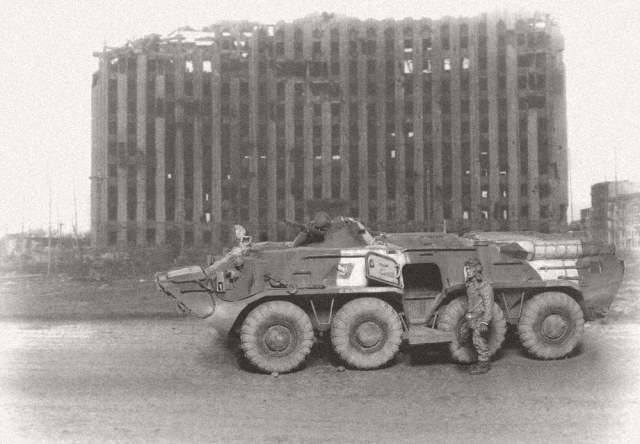 БТР-80 в Чечне