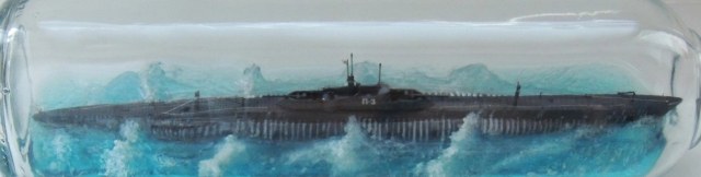 Корабль в бутылке. Подводная лодка типа П "Искра"