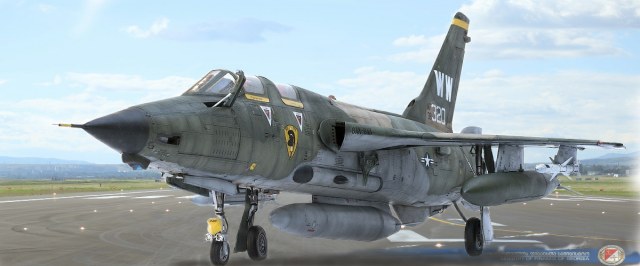 Republic F-105G Wild Weasel.