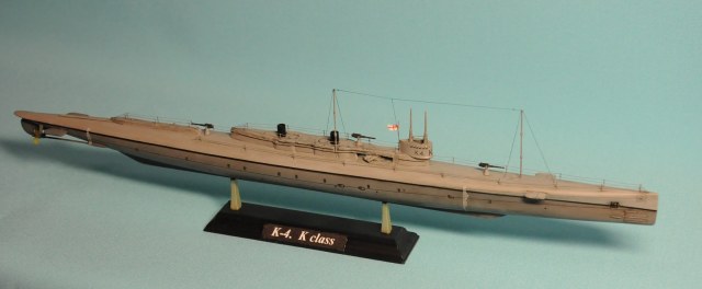 HMS K4. Британская подводная лодка K класса. 1/350 MikroMir