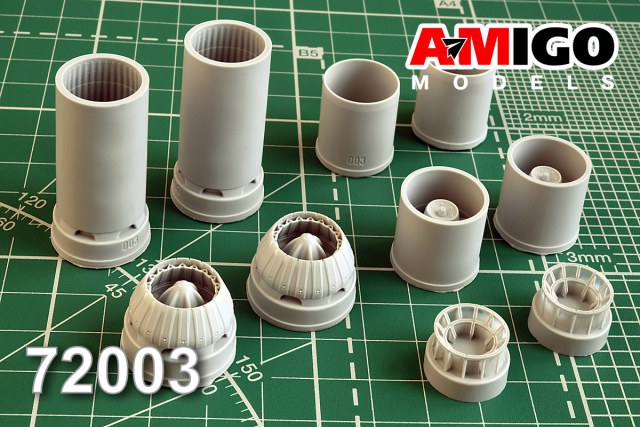 Двигатель РД-7 для Ту-22 от Trumpeter 1/72