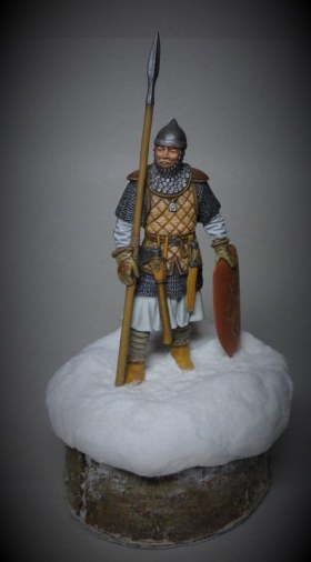 Русский пеший воин XIV-XV век.