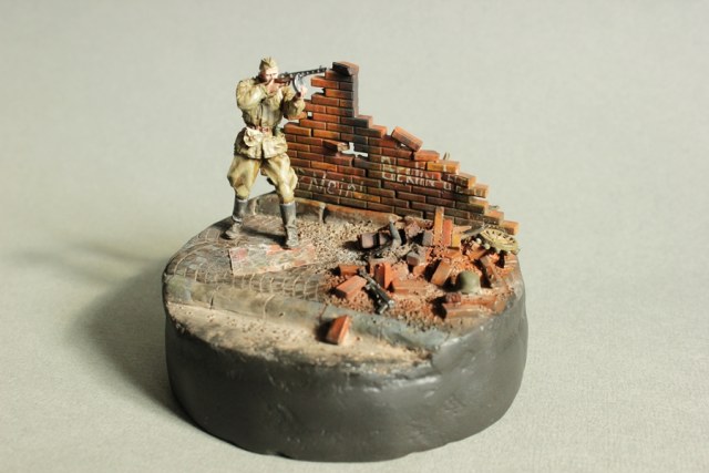 Советский пехотинец. Штурм Берлина.