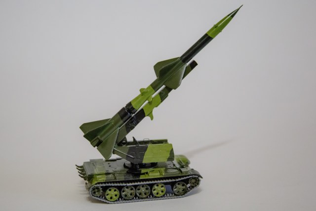 Кубинский ЗРК С-75 на базе танка Т-55