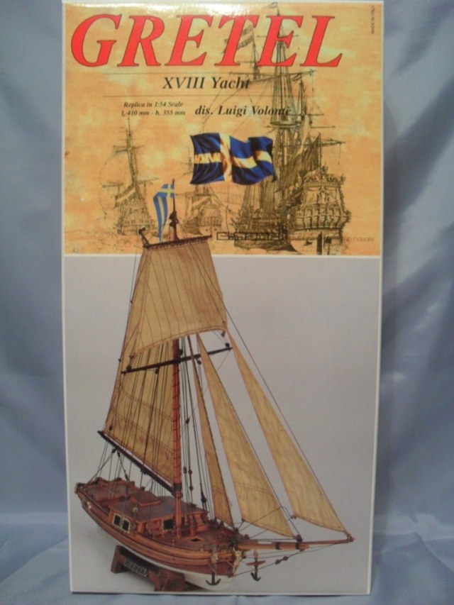 Набор для постройки модели прогулочной яхты XVIII в. « Гретель» (Gretel)