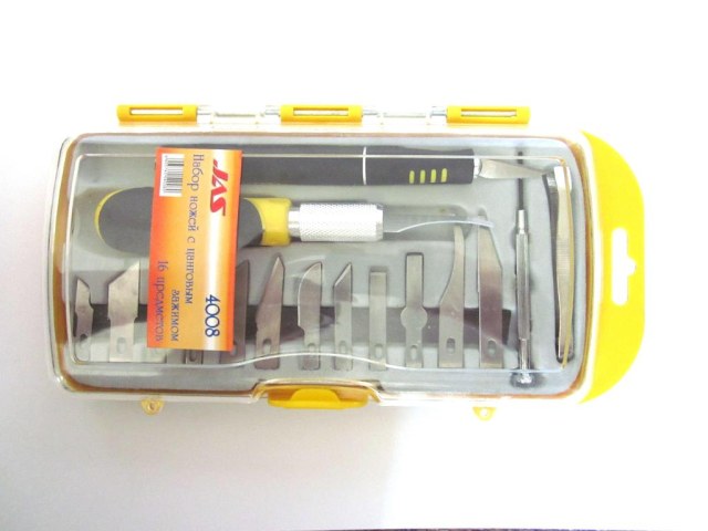 Набор ножей с цанговым зажимом Jas 4008