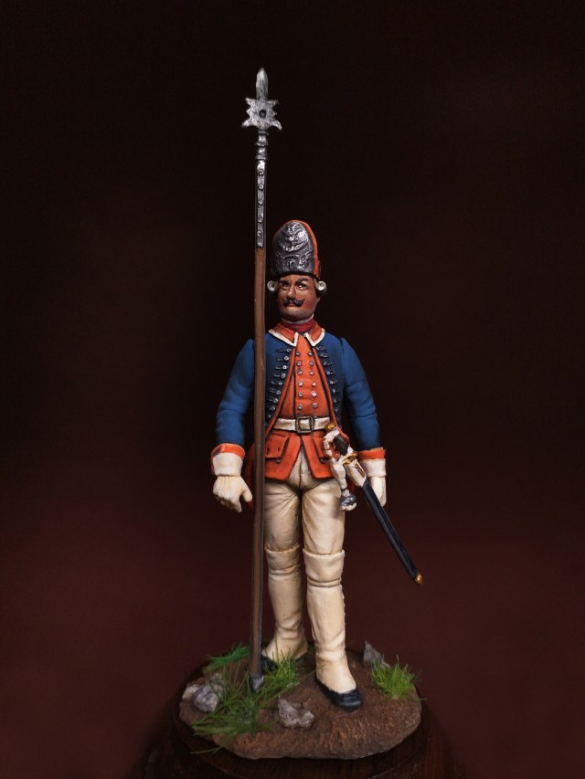 Унтер офицер Голштинского артиллерийского батальона 1756-61 г.г