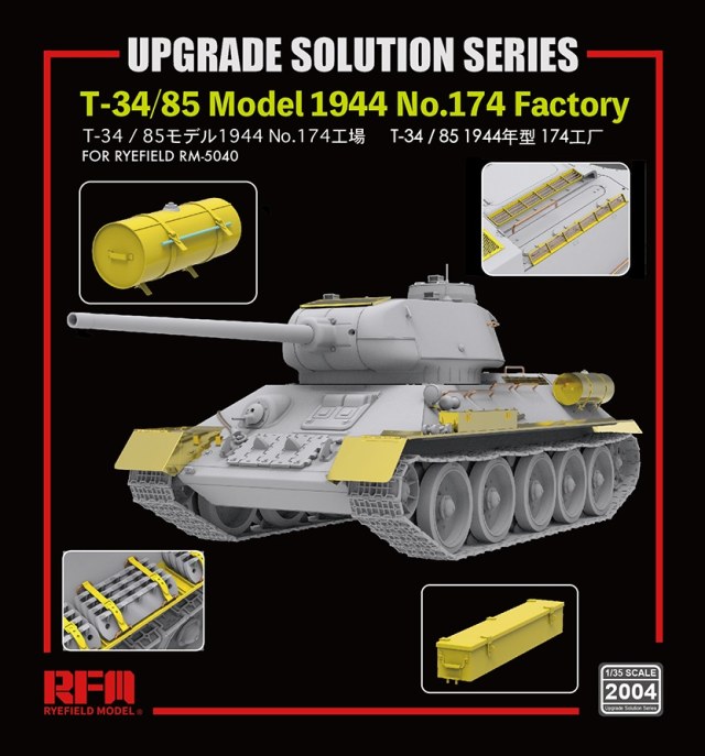 Rye Field Model RM-2004 Upgrade Solution for T-34/85 Model 1944 No.174 Factory
