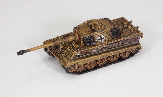 Королевский тигр (в циммерите)