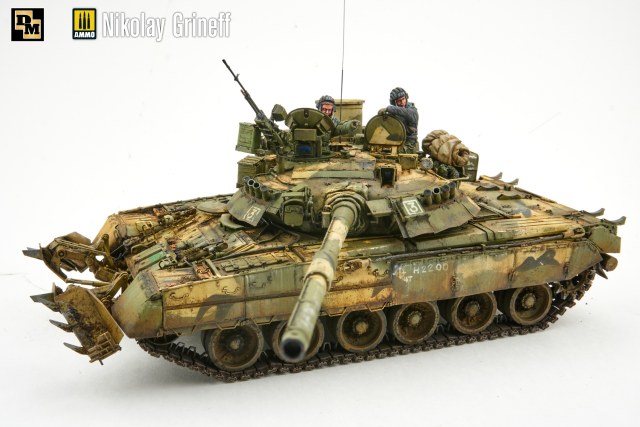 Основной танк Т-80У с КМТ-6