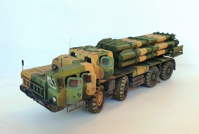 Российская реактивная система залпового огня 9А52-2 Смерч-М БМ-30