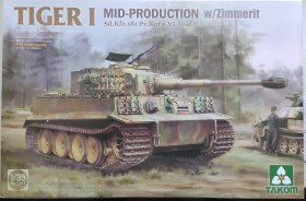 Tiger I Mid-Production w/Zimmerit Sd.Kfz. 181 Pz.Kpfw. VI Ausf. E