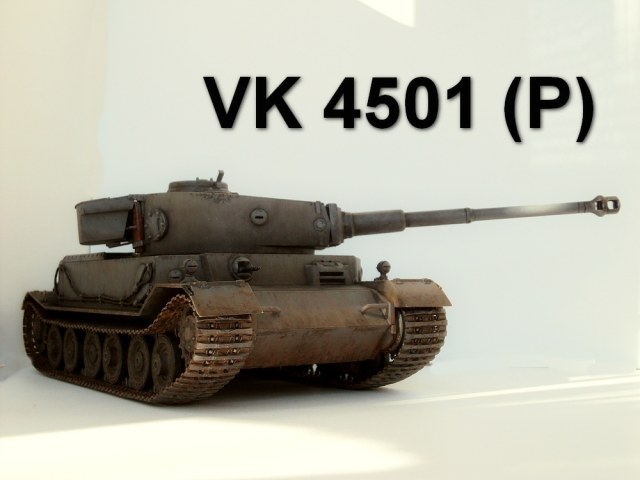Немецкий тяжелый танк VK4501(P) Тигр Порше