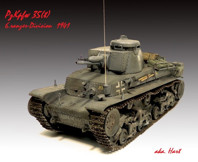 Немецкий легкий танк PzKpfw 35 (t)