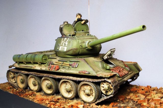 Т-34-85 Завод №174 Омск Прага 1945г.