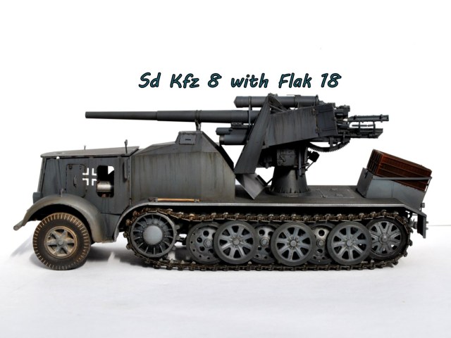 German 8.8cm Flak 18 Selbstfahrlafette