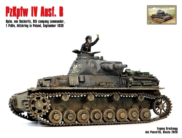 Panzer IV Ausf  B, блицкриг в Польше, 1939 г.