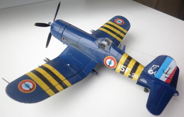 Chance-Wouth F4U-7 ВМС Франции Flotille 15F , Суэц 1956г