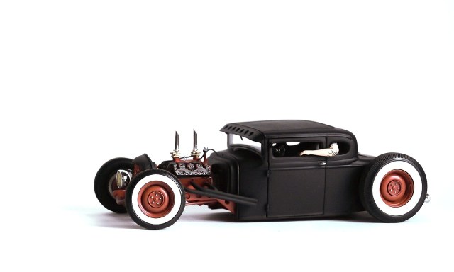 1931 Ford model "A" coupe Ratrod - Black Widow