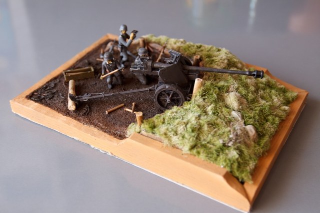 Методичный обстрел (Pak-40 с расчетом)