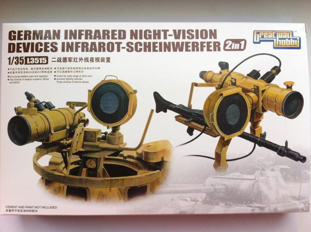 German infrared night-vision devices infrarot-scheinwerfer 2 in 1