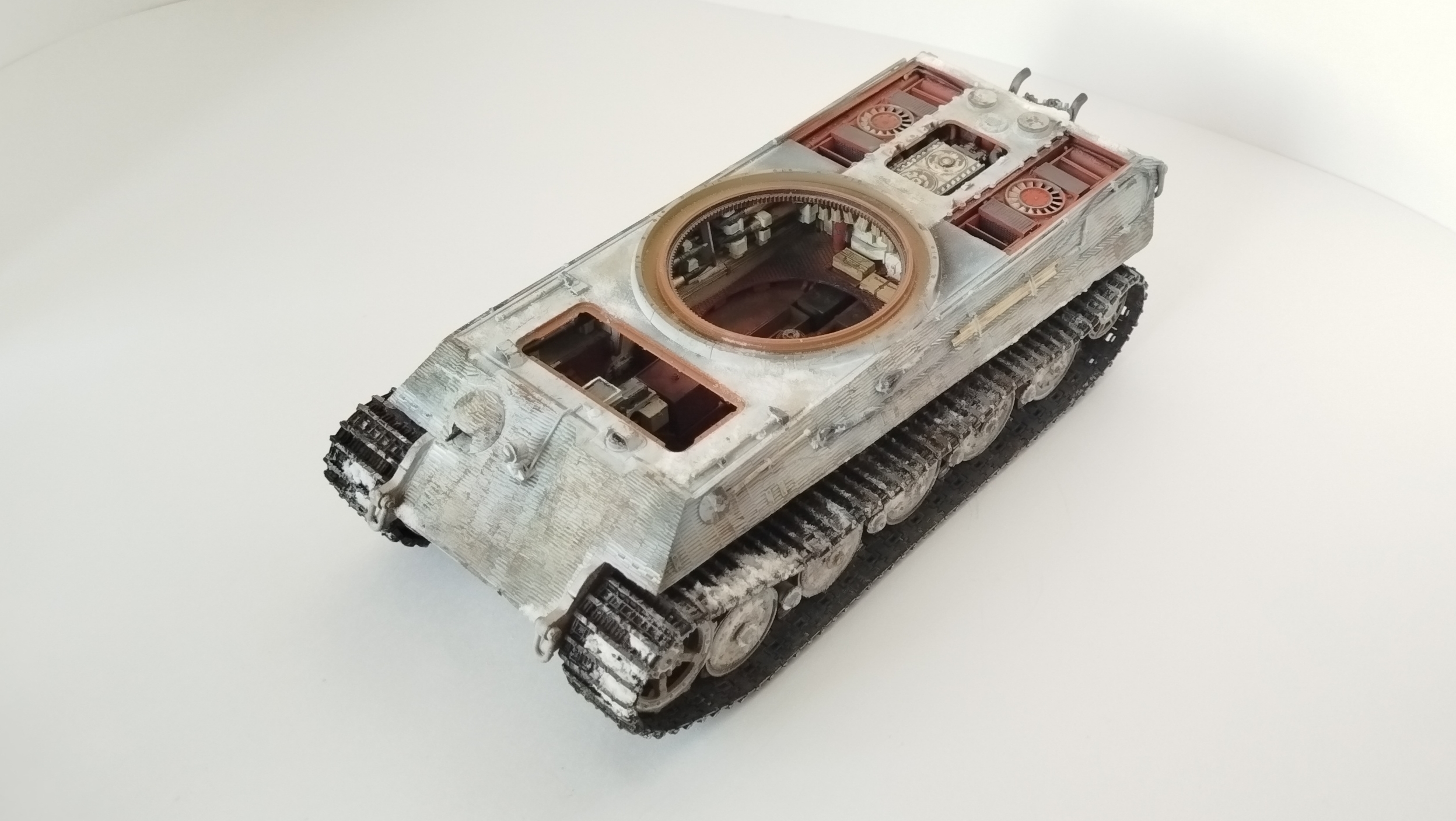 Sd. Kfz. 182 King Tiger Porshe turret (full interior)