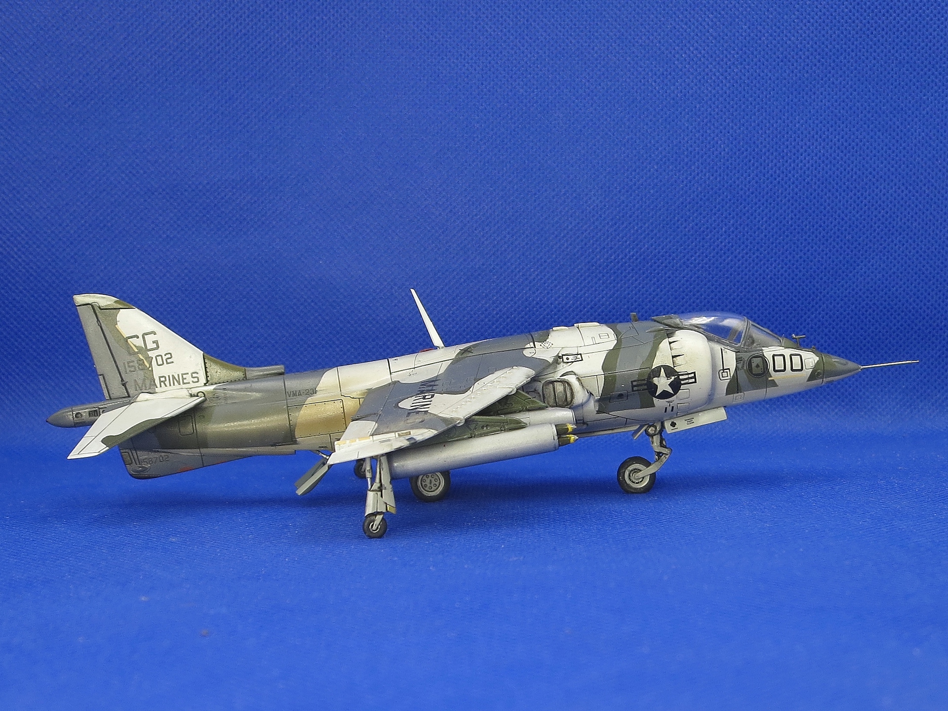 AV-8A Harrier,  VMA-231,  1983 (Airfix, 1/72)