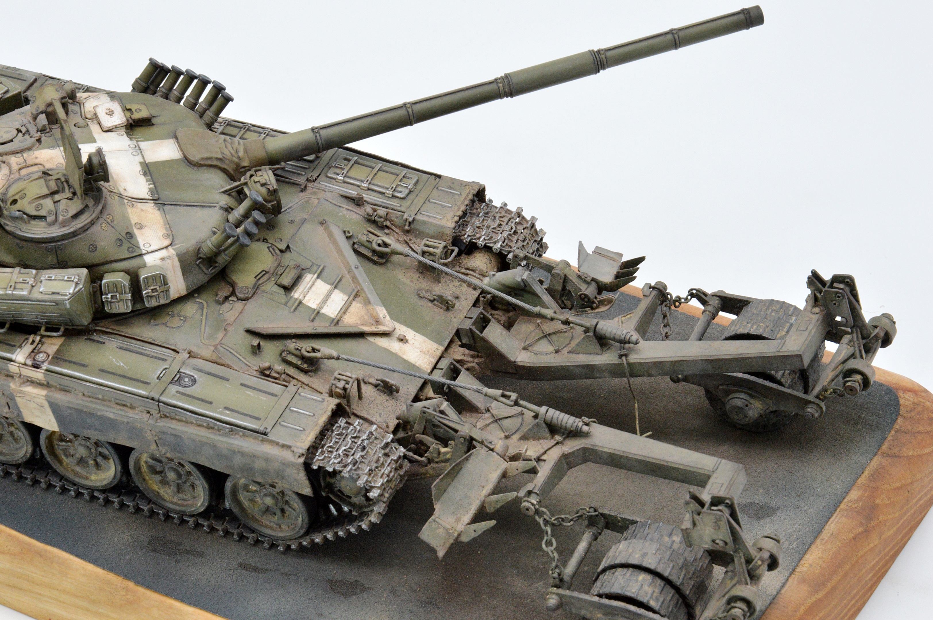 Т-72А с КМТ-7