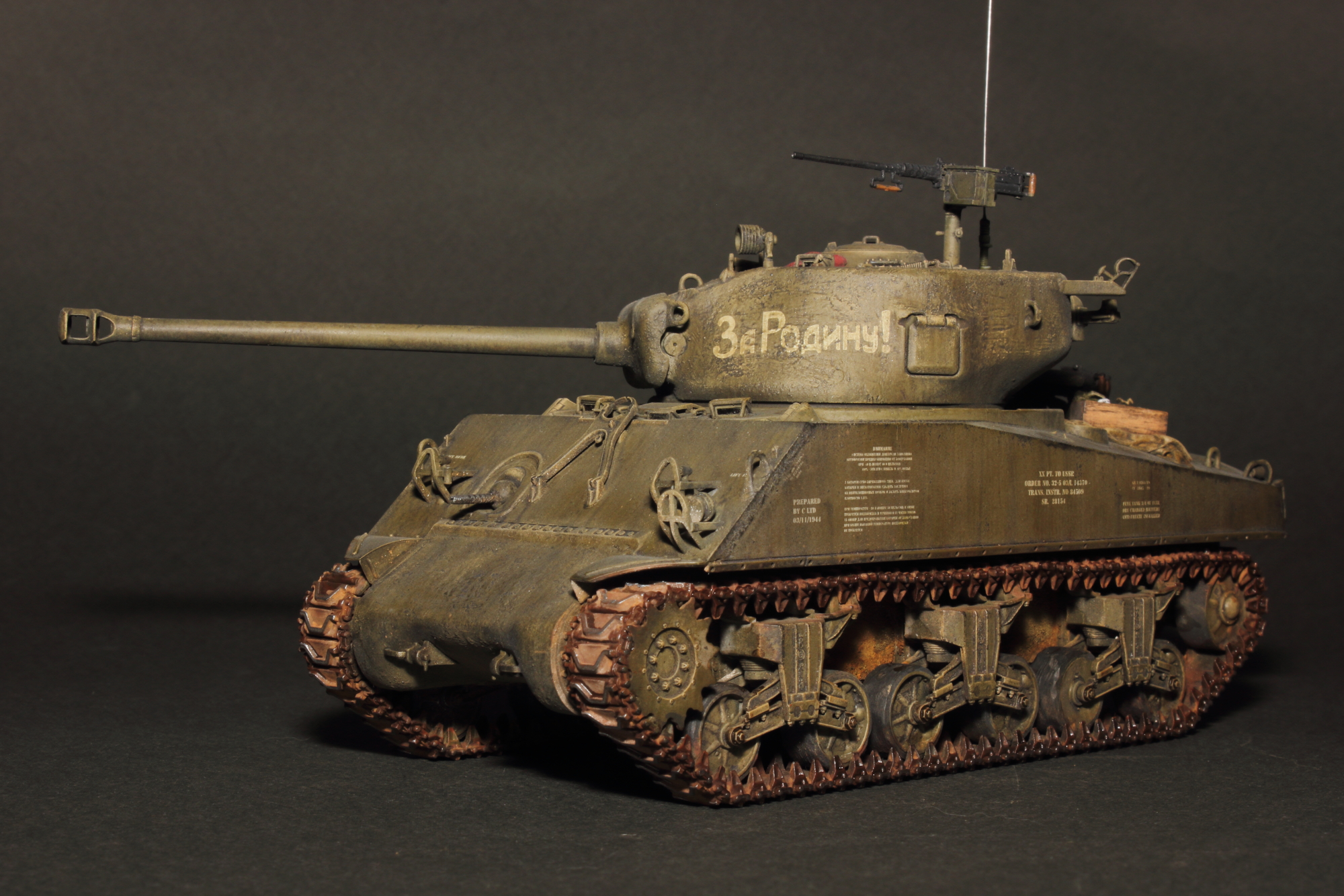 Американский средний танк М4А2(76)W "Sherman" на службе в РККА