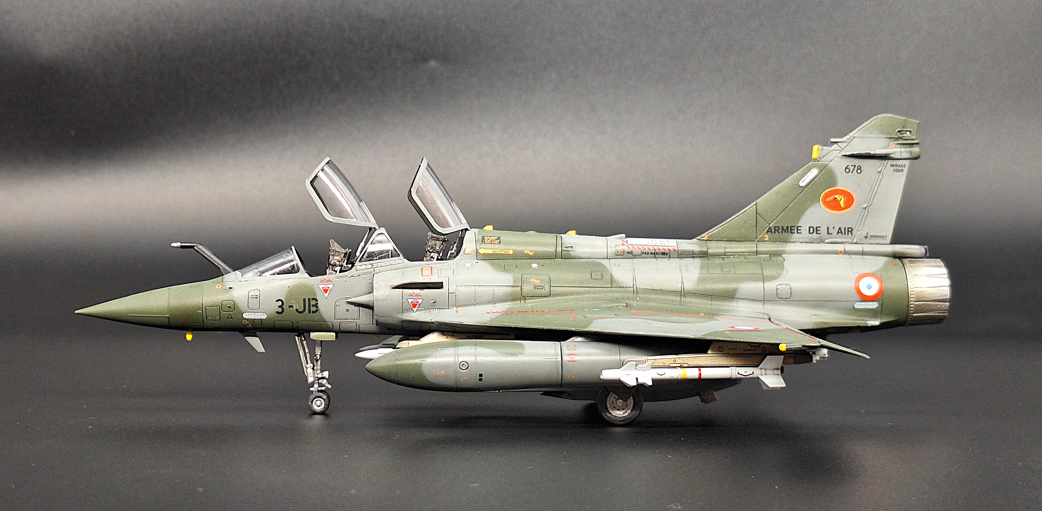 Mirage 2000D №678 3-JB, EC 02.003 Champagne