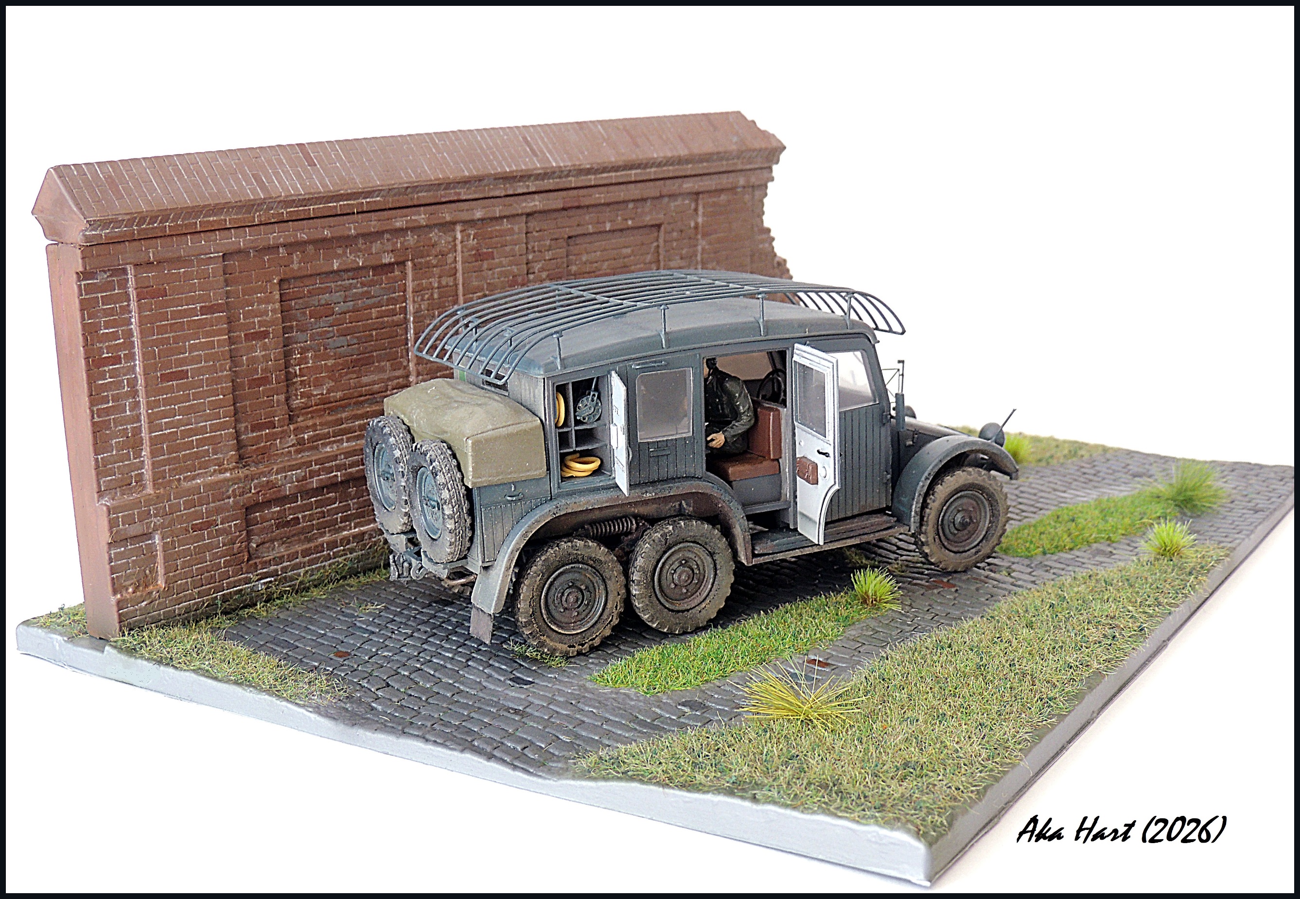 German Krupp Protze Kfz.19 Radio Command Car