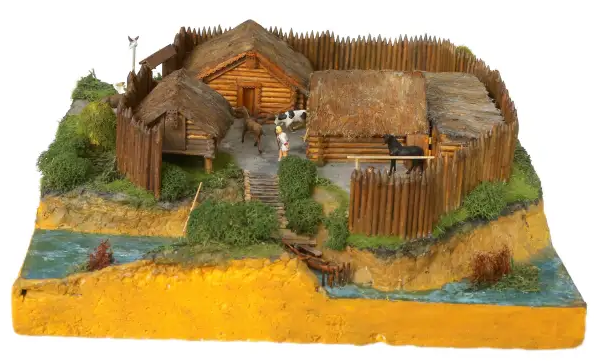 Поселок древних славян