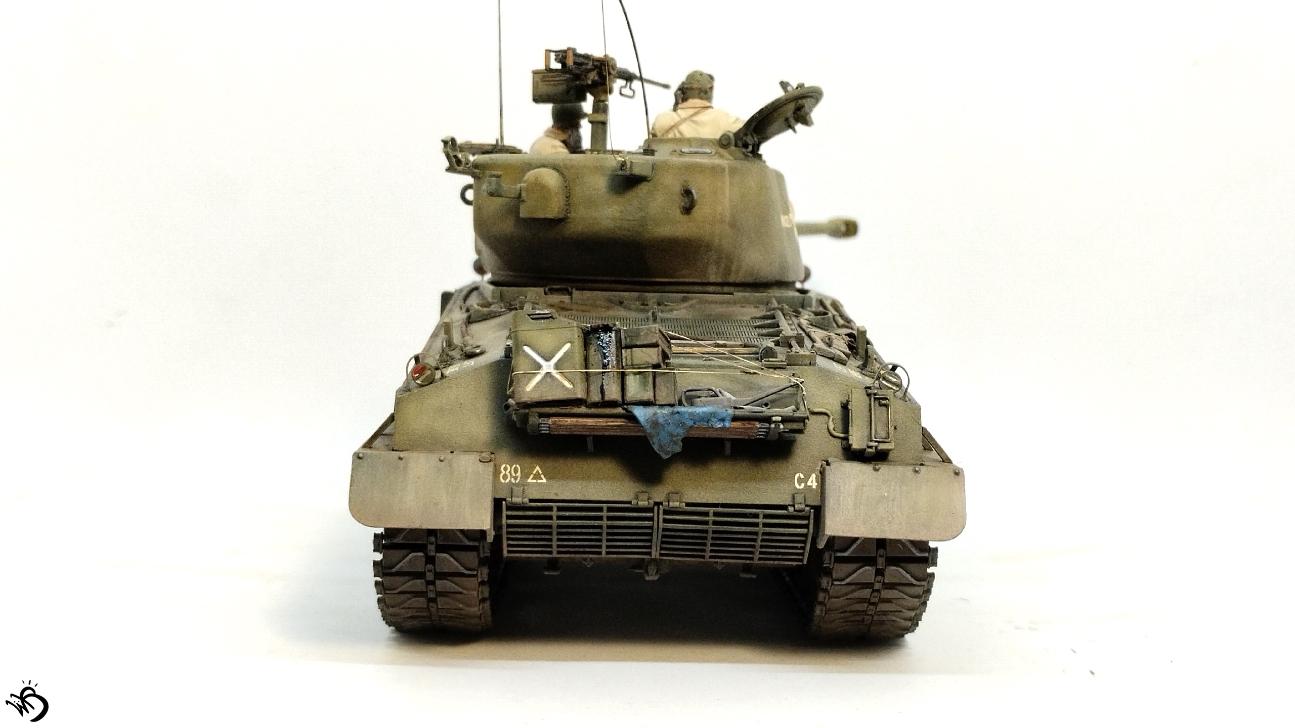 M4A3E8 Sherman "Rice's red devils", Korean War