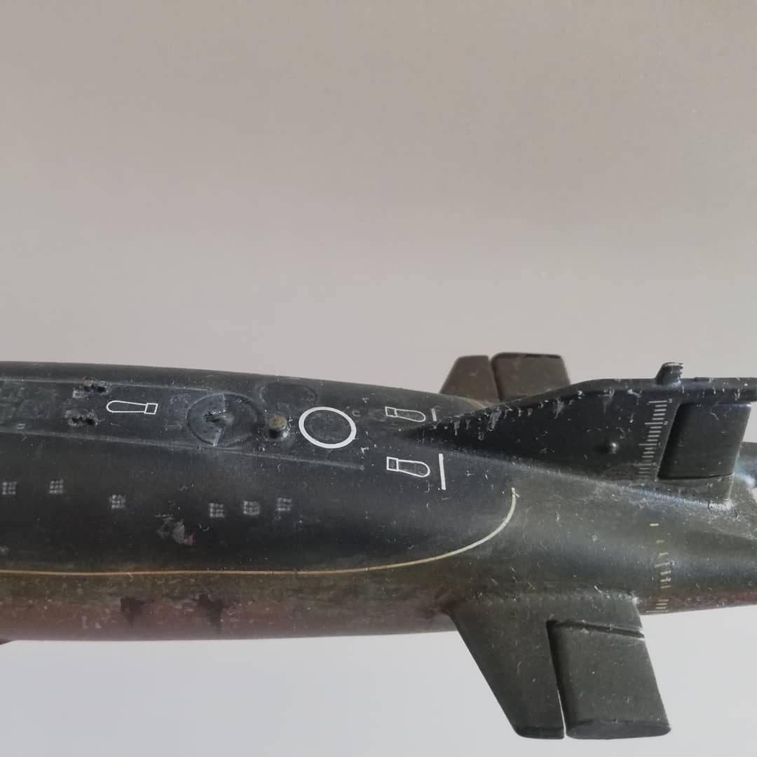 Рпк СН пр.667 БДРМ ("Дельфин", в классе НАТО "Delta -IV") К-114 "Тула", масштаб 1:350