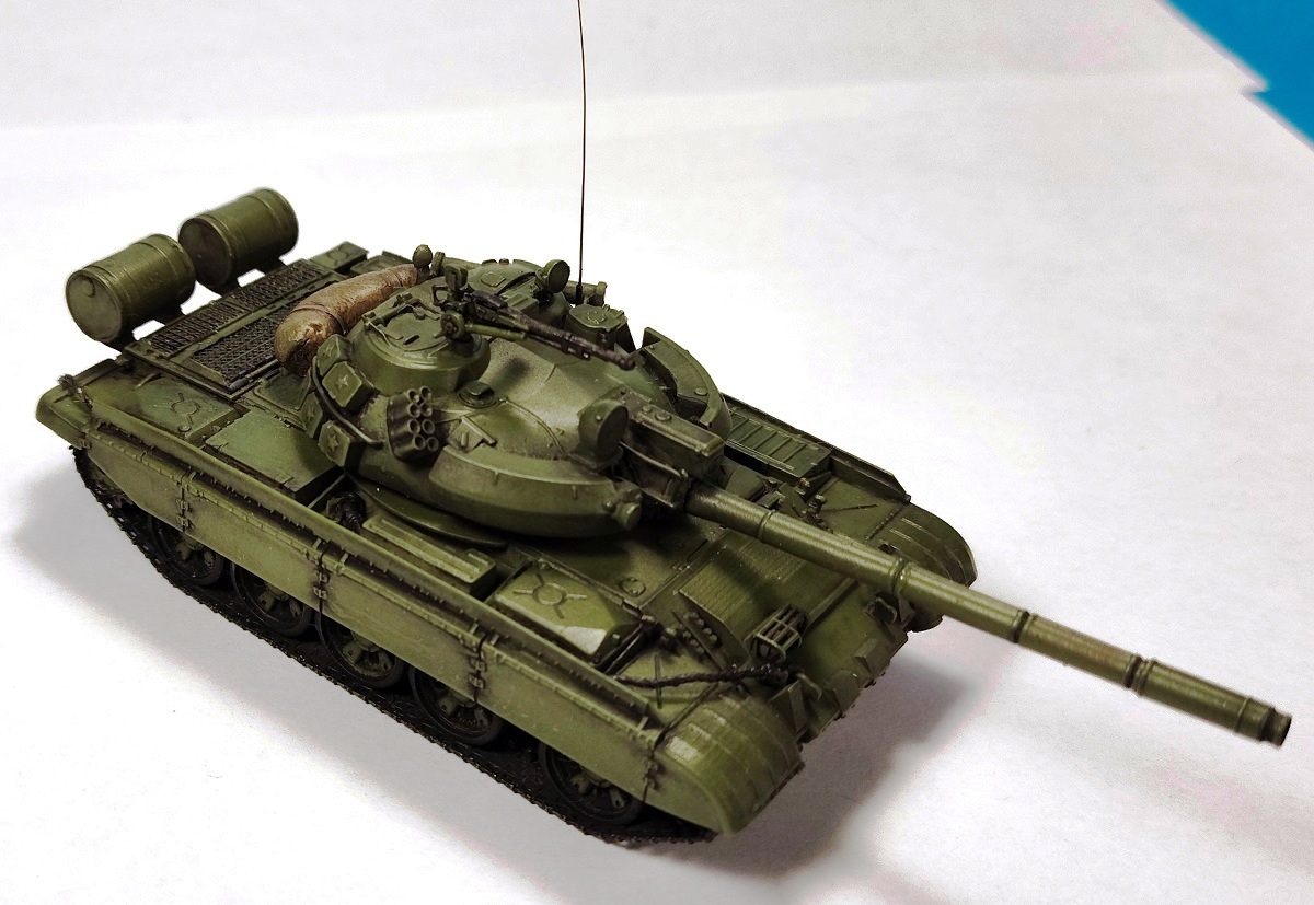 Т-55АМ  3д печать, первый опыт